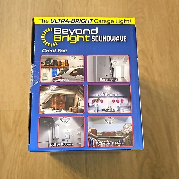 NWT Ultra-Bright Light + Bluetooth Speaker Great for garage. 300% Brighter. - Picture 5 of 7